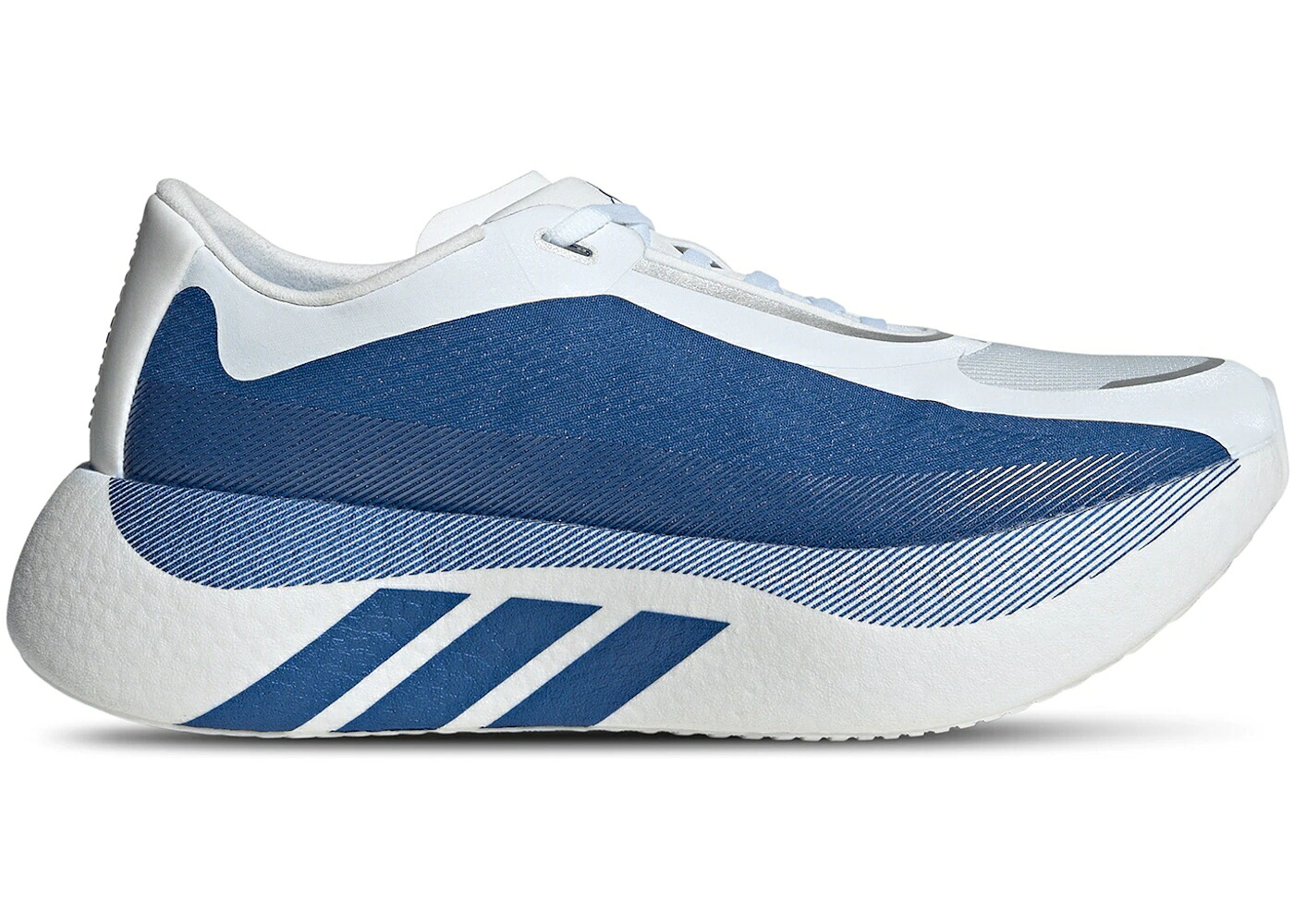 アディダス ブースト 白いこと 白いこと 青み 青色 皆無 スニーカー メンズ ADIDAS HYPER BOOST EDGE WHITE EQT BLUE / CLOUD WHITE EQT BLUE ZERO