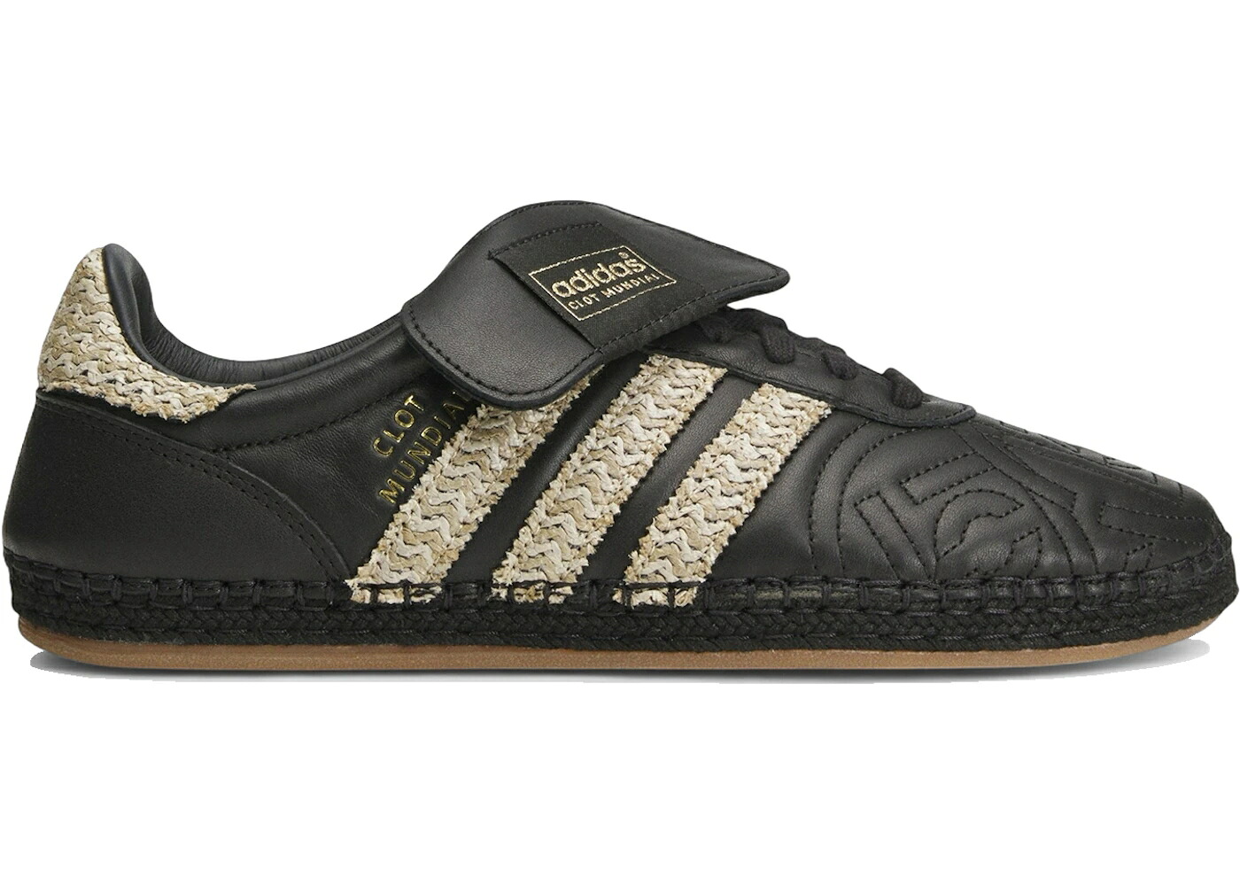 アディダス クロット 黒いこと 黒いこと ベージュ 中核グループ スニーカー メンズ ADIDAS CLOT MUNDIAL BY EDISON CHEN BLACK BEIGE / CORE BLACK HEMP CORE BLACK