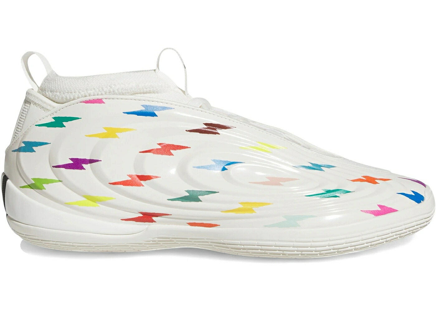 アディダス ハーデン 中核グループ 白いこと 白いこと 黒いこと 黒いこと VOL. スニーカー メンズ ADIDAS HARDEN 10 JALEN WILLIAMS THUNDERBOLT PE / CORE WHITE CORE WHITE CORE BLACK