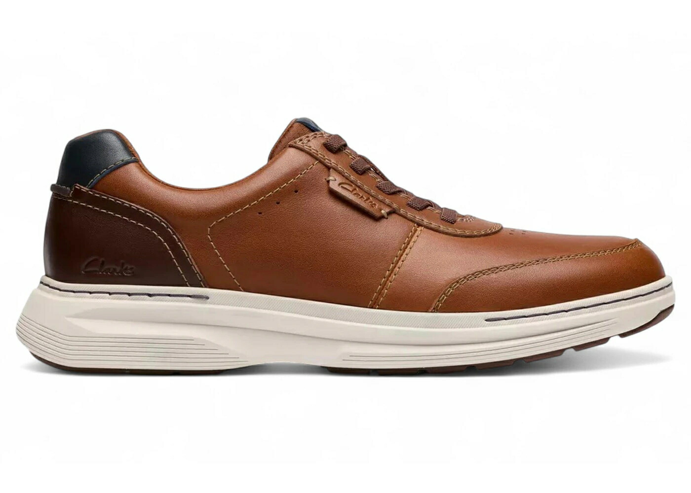 クラークス なめし革 スニーカー メンズ CLARKS CRAFTWELL LACE TAN LEATHER / TAN LEATHER