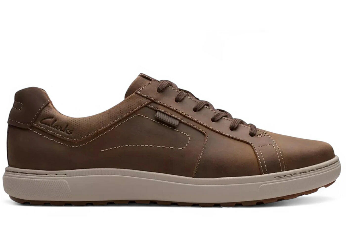 クラークス なめし革 スニーカー メンズ CLARKS MAPSTONE LACE BEESWAX LEATHER / BEESWAX LEATHER