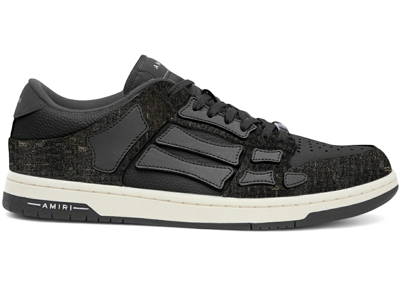 アミリ 黒色 ブラック スニーカー メンズ AMIRI SKEL TOP LOW BOUCLE BLACK /｜スニケス 66,110円