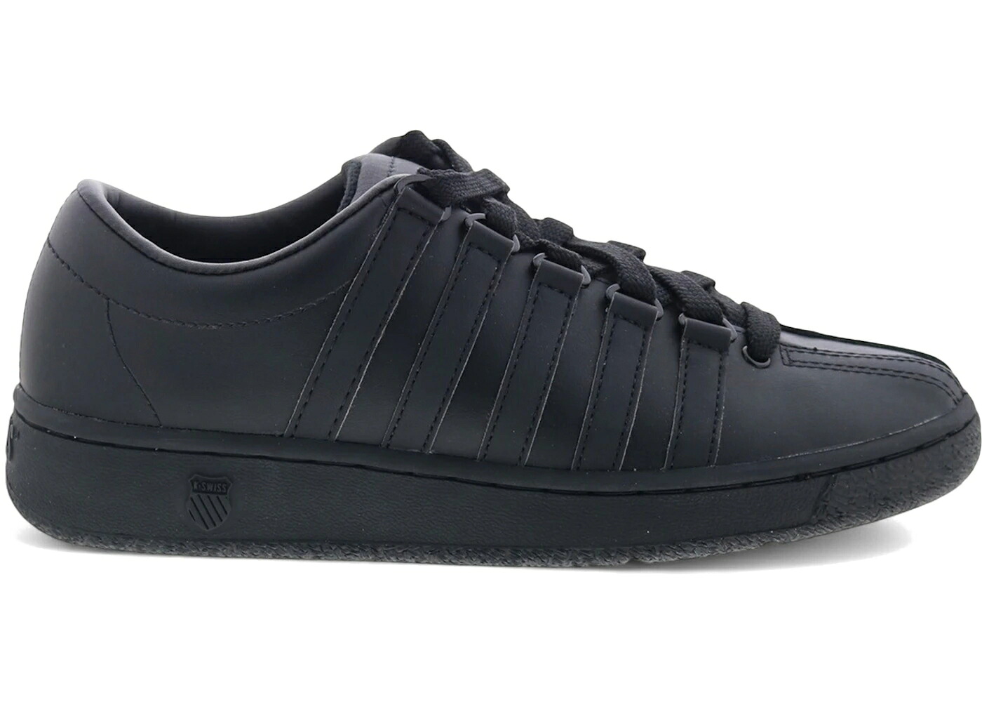 ケースイス クラシック 黒色 ブラック スニーカー メンズ K-SWISS CLASSIC 2000 TRIPLE BLACK / BLACK BLACK｜スニケス