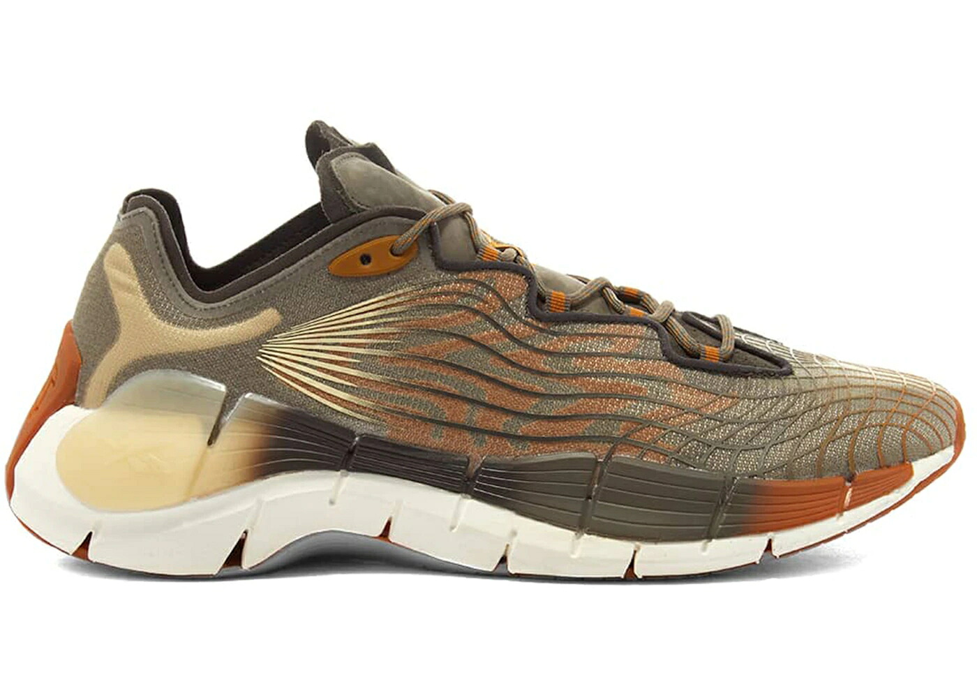 リーボック ジッグ END. スニーカー メンズ REEBOK ZIG KINETICA II JUPITER STONE / STONE RICH OCHRE CHALK