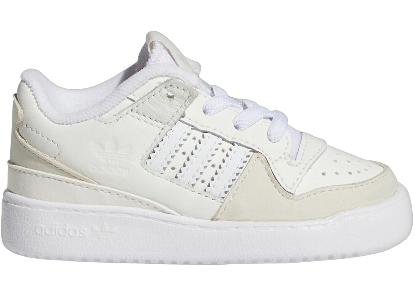 アディダス 討論会 白いこと 白いこと お坊っちゃん キッズ ADIDAS FORUM LOW CHALK WHITE CLOUD (TD) / CHALK WHITE CLOUD WHITE CLOUD