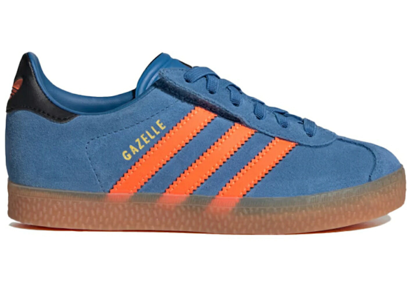 アディダス ガゼル 青碧 青碧 橙 オレンジ色 中核グループ お坊っちゃん キッズ ADIDAS GAZELLE COMFORT CLOSURE FOCUS BLUE SOLAR OANGE (なおなお書き) / FOCUS BLUE SOLAR ORANGE CORE もの言う花 マタニティ スニーカー