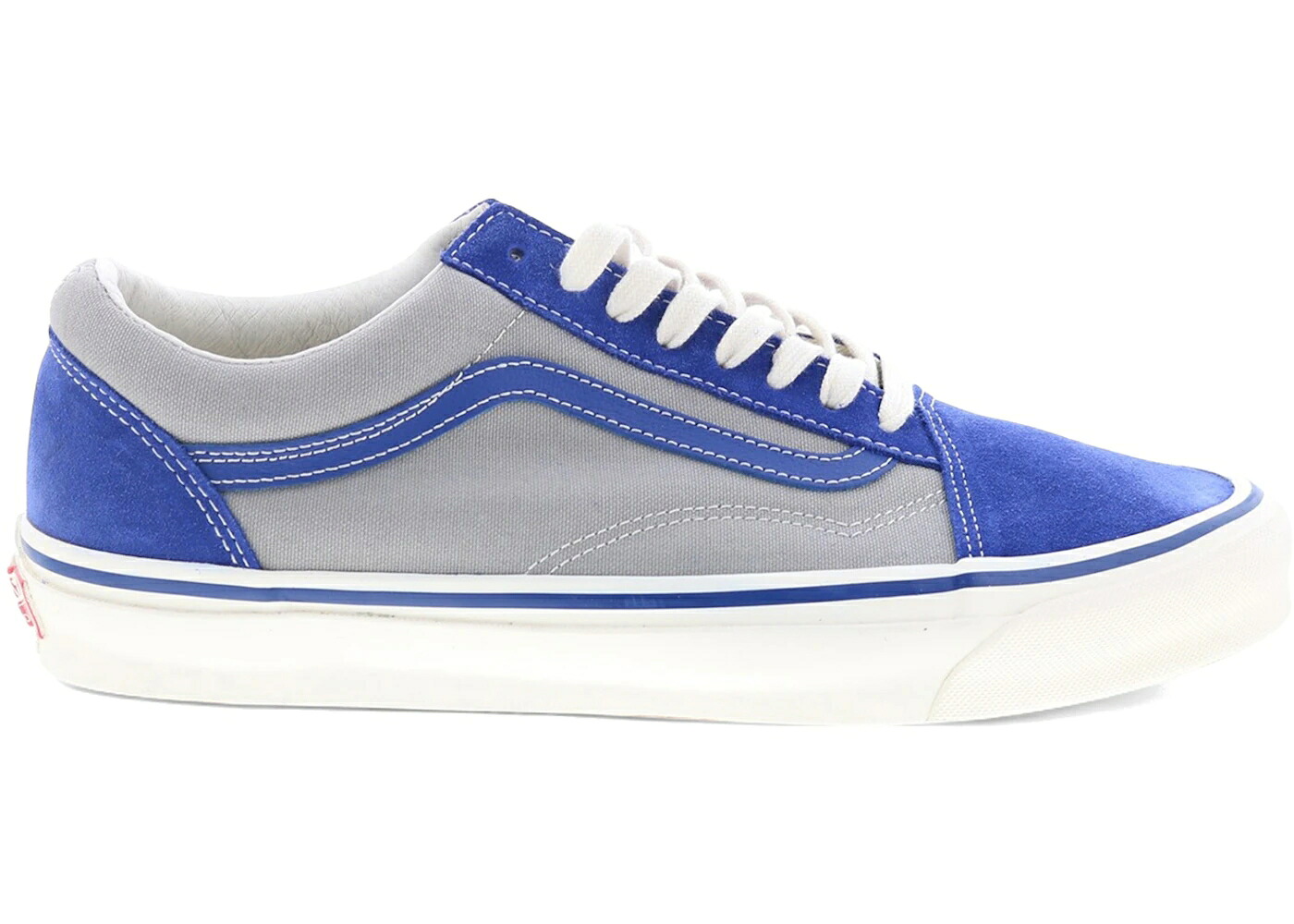 ヴァンズ バンズ 青み 青色 年寄りの学校 スニーカー メンズ VANS OG OLD SKOOL LX SODALITE BLUE DRIZZLE / SODALITE BLUE DRIZZLE
