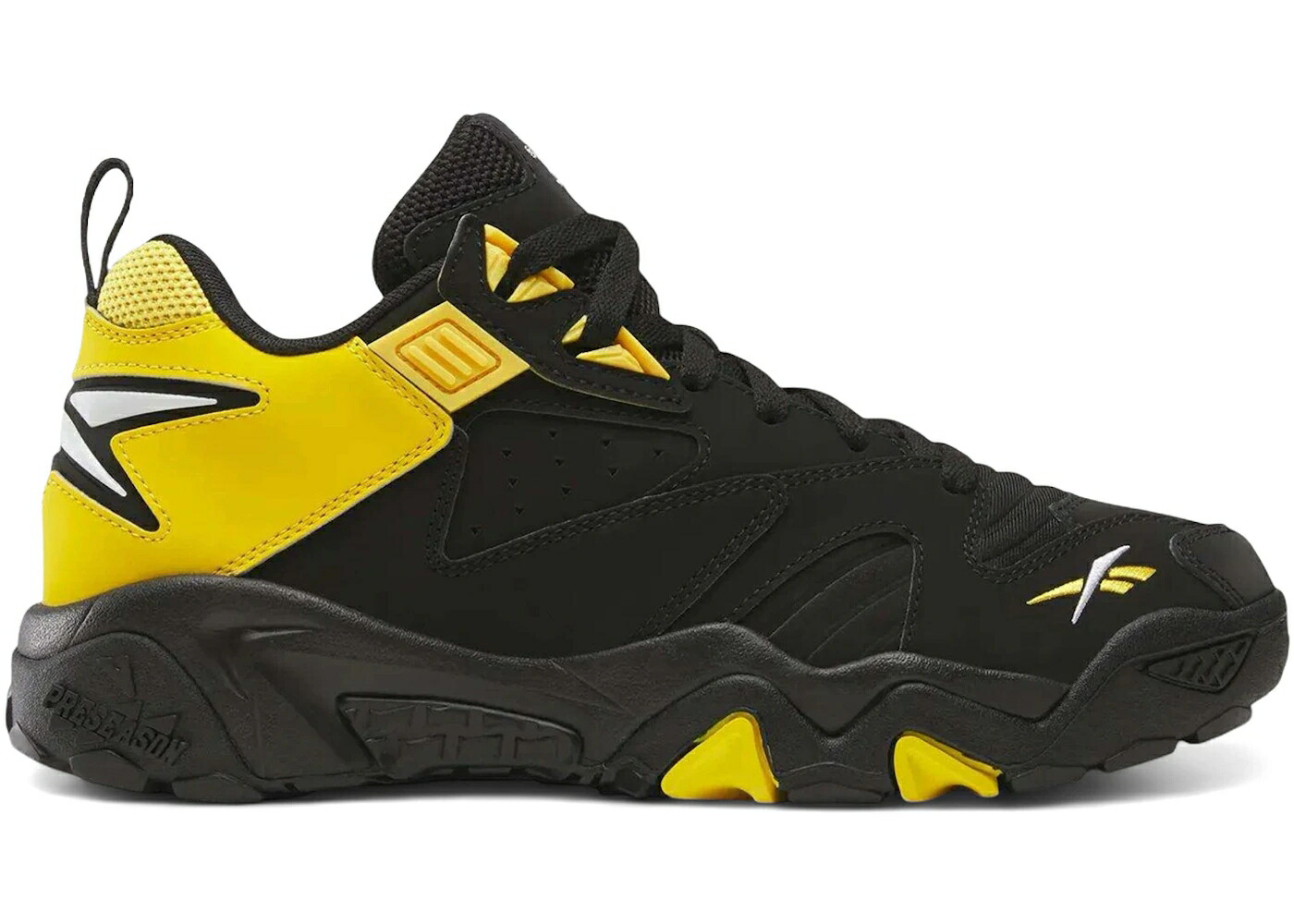 リーボック 黒いこと 黒いこと 黄味がかった 黄色 白いこと 白いこと スニーカー メンズ REEBOK BRUTUS LOW BLACK ALWAYS YELLOW / BLACK ALWAYS YELLOW WHITE