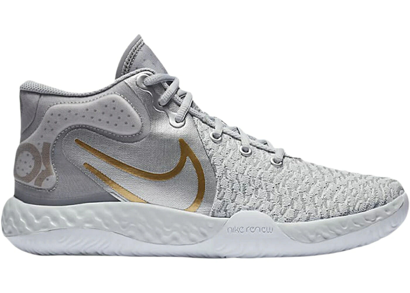 ナイキ しろがね色 しろがね色 ゴールド 純一無雑 プラチナム スニーカー メンズ NIKE KD TREY 5 VIII METALLIC SILVER GOLD / PURE PLATINUM METALLIC SILVER