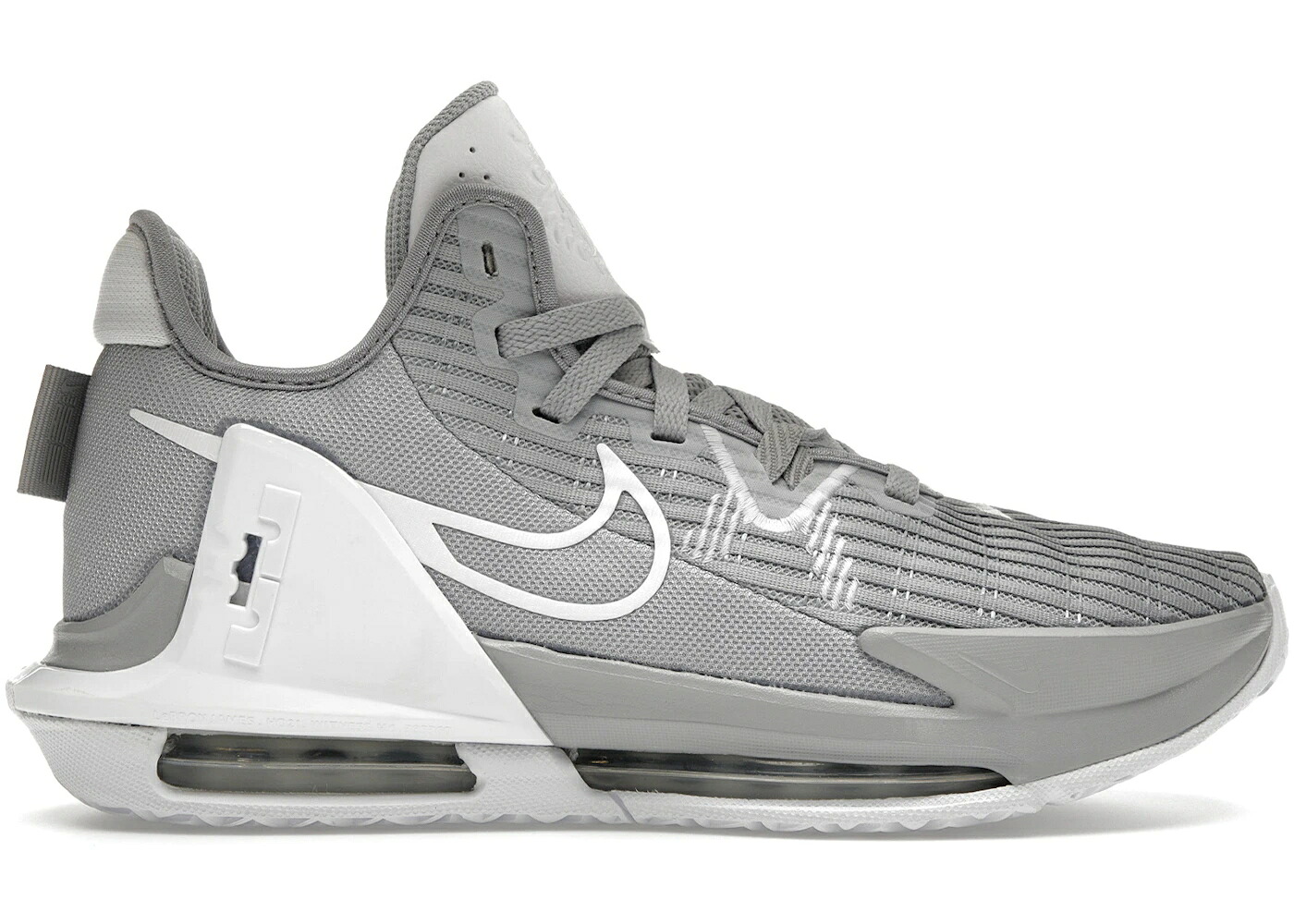 ナイキ レブロン 薄墨色 薄墨色 白いこと 白いこと ウィットネス スニーカー メンズ NIKE LEBRON WITNESS 6 結核症 WOLF GREY / WOLF GREY WOLF GREY WHITE