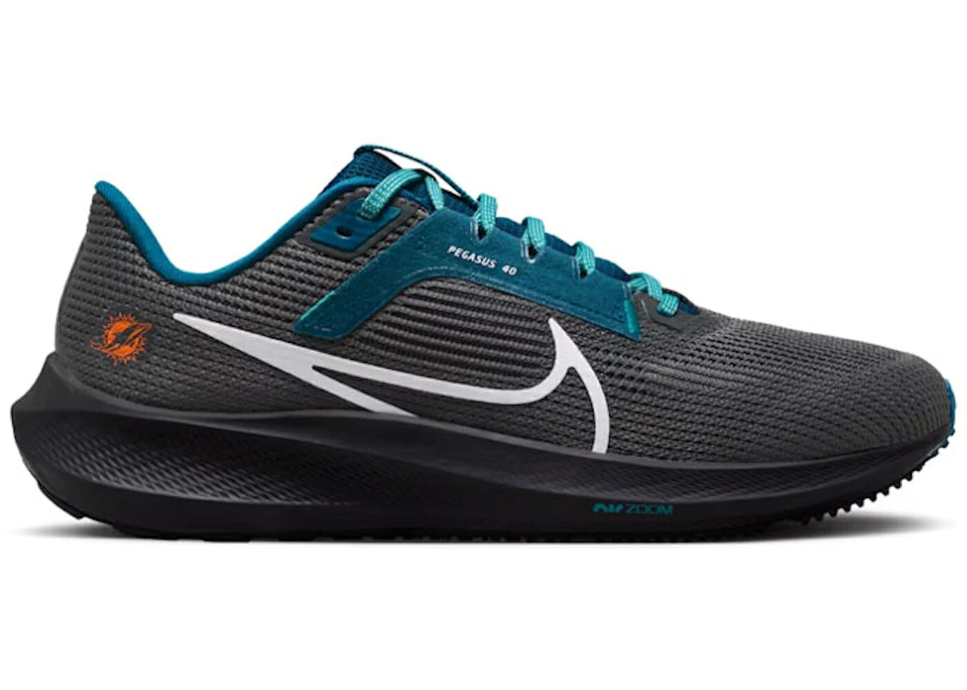 ナイキ ペガサス マイアミ ドルフィンズ ターボ 緑 緑であること スニーカー メンズ NIKE PEGASUS 40 MIAMI DOLPHINS / ANTHRACITE TURBO GREEN MARINA
