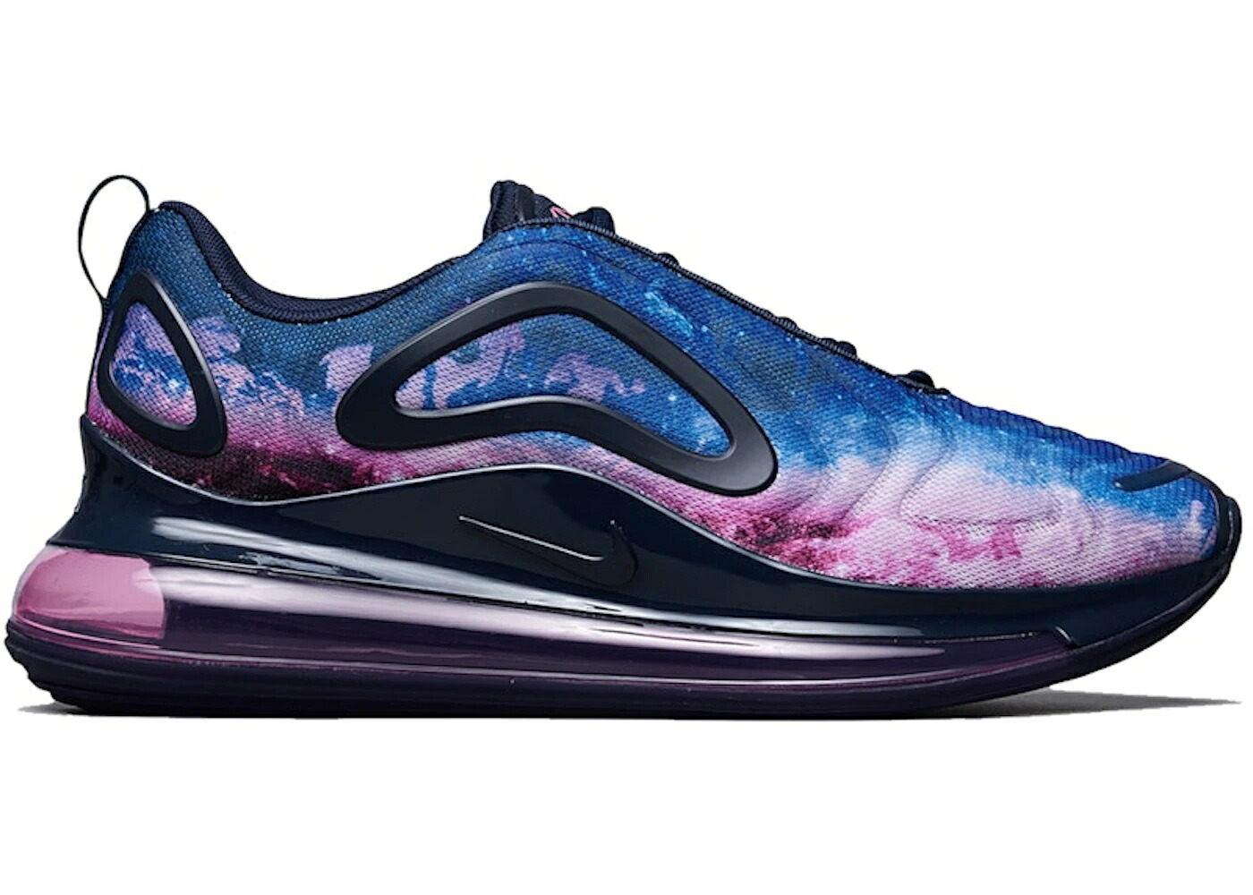 ナイキ マックス 紫 パープル 銀河系 エア湖マックス スニーカー メンズ NIKE AIR MAX 720 PURPLE GALAXY / OBSIDIAN COSMIC FUCHSIA