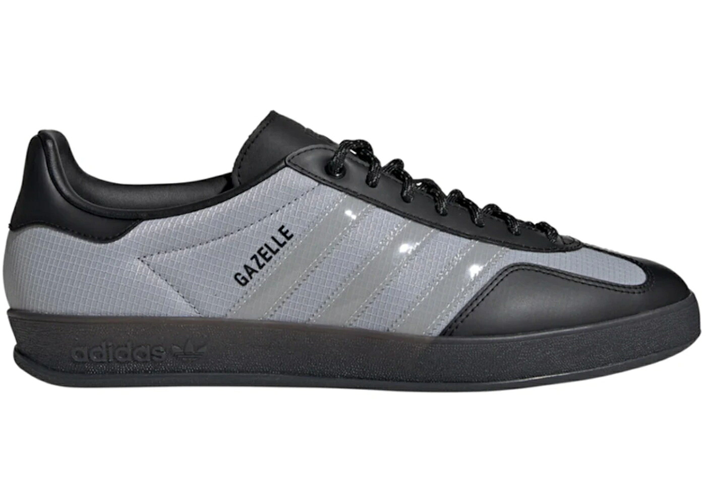 アディダス ガゼル 黒色 ブラック 銀色 シルバー スニーカー メンズ ADIDAS GAZELLE INDOOR BLACK SILVER / MULTICOLOR BLACK SILVER｜スニケス