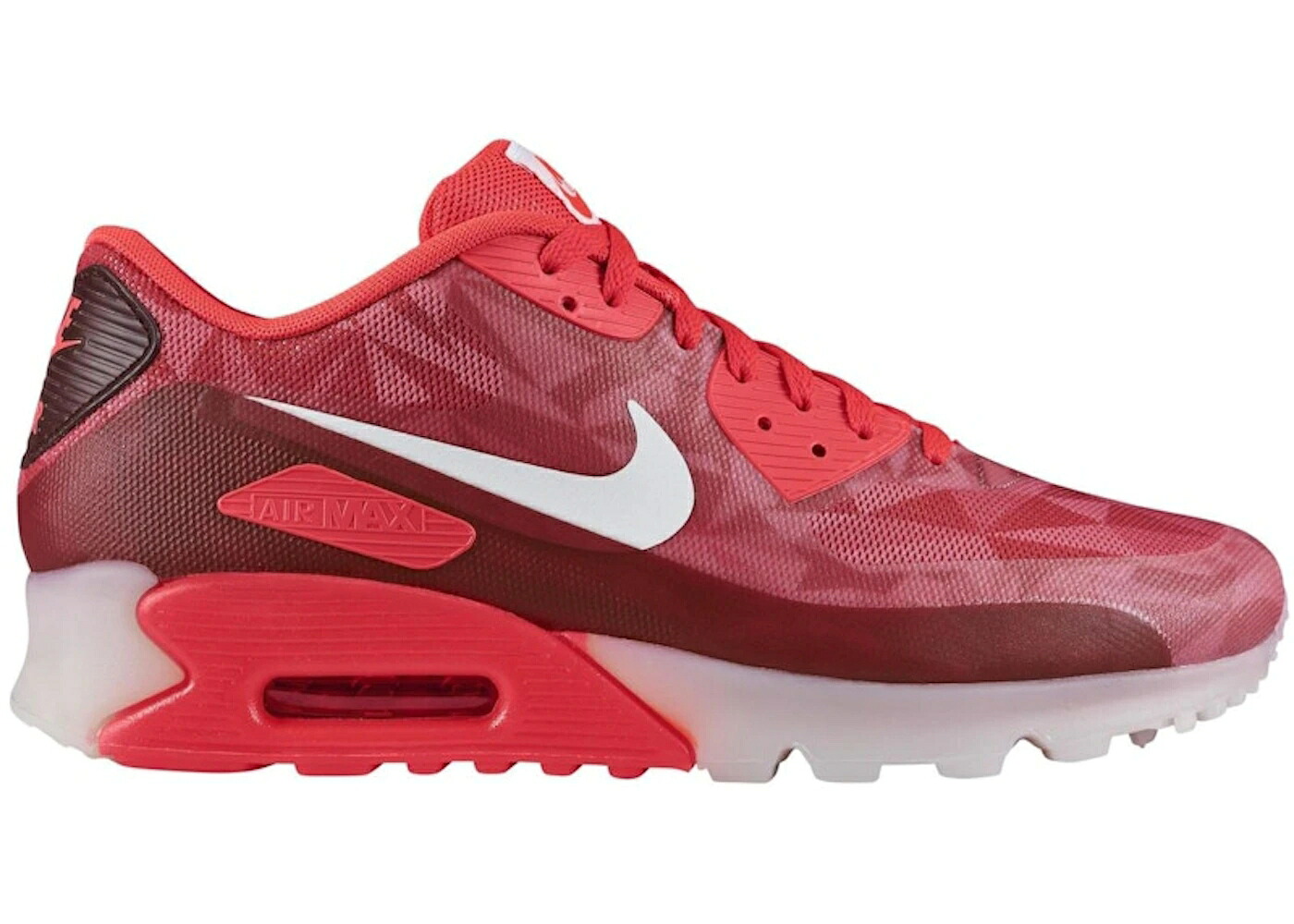 ナイキ マックス レーザ クリムゾン 白いこと 白いこと 赤 赤いこと エア湖マックス スニーカー メンズ NIKE AIR MAX 90 ICE LASER CRIMSON / LASER CRIMSON WHITE LEGION RED