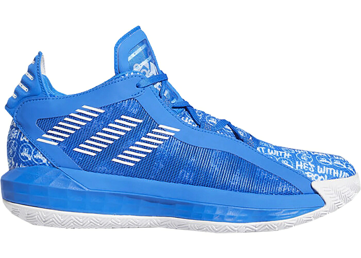 アディダス 青碧 青碧 白いこと 白いこと スニーカー メンズ ADIDAS DAME 6 GLORY BLUE / GLORY BLUE CLOUD WHITE GLORY