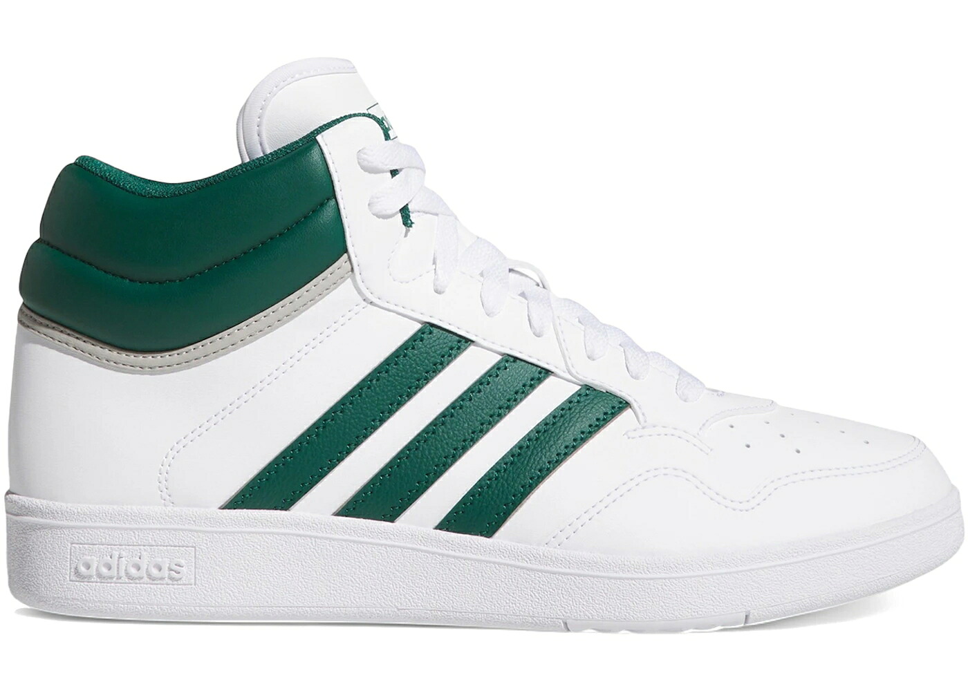 アディダス ミッド 白いこと 白いこと 緑 緑であること 薄墨色 薄墨色 4.0 スニーカー メンズ ADIDAS HOOPS MID CLOUD WHITE COLLEGIATE GREEN GREY TWO / CLOUD WHITE COLLEGIATE GREEN