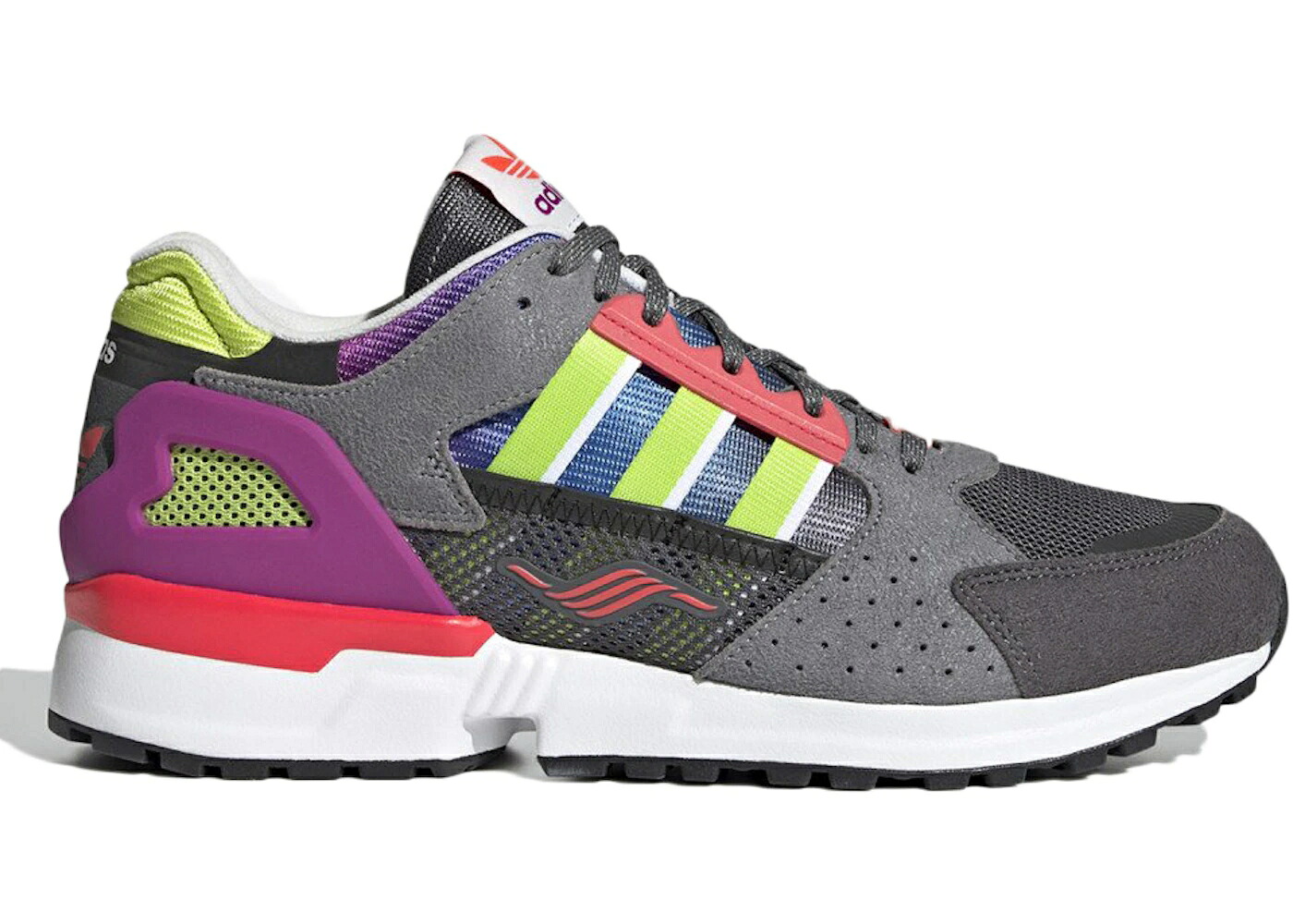 アディダス 薄墨色 薄墨色 スニーカー メンズ ADIDAS ZX 10000 GREY MULTI / GREY FIVE SONIC FUCHSIA SEMI