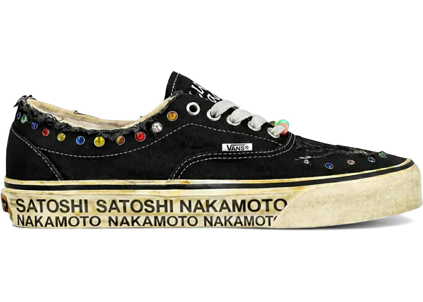 ヴァンズ バンズ 黒いこと 黒いこと スニーカー メンズ VANS OTW ERA 95 SATOSHI NAKAMOTO ROUND LUCKY CHARM / BLACK