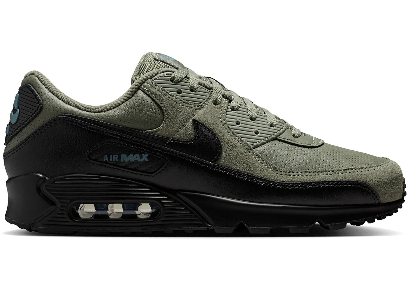 ナイキ マックス しろがね色 しろがね色 黒いこと 黒いこと エア湖マックス スニーカー メンズ NIKE AIR MAX 90 SILVER SAGE MINERAL SLATE BLACK / SILVER SAGE MINERAL SLATE BLACK