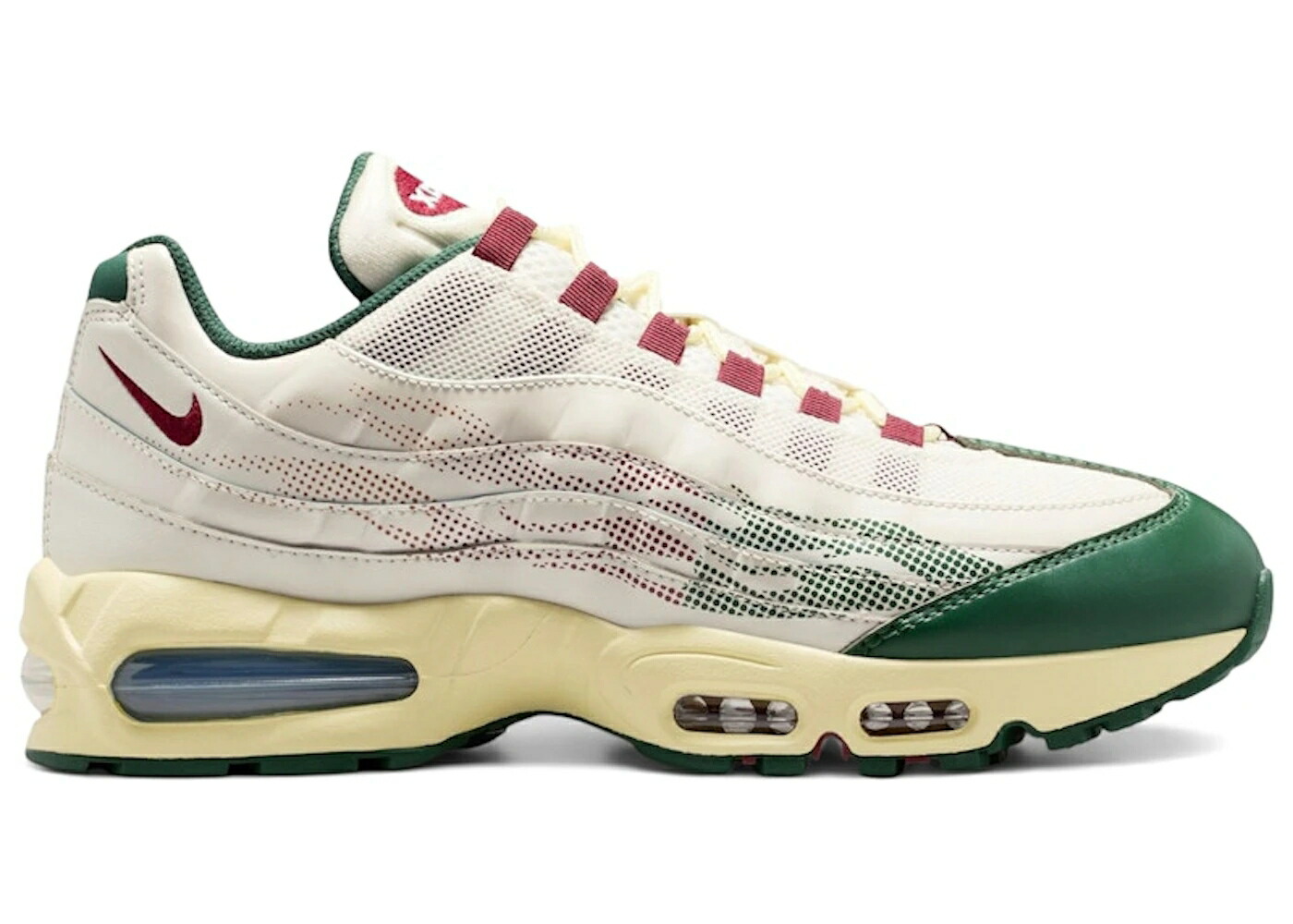 ナイキ マックス 砂上の楼閣 メキシコ合衆国 野球クラブ 赤 赤いこと エア湖マックス スニーカー メンズ NIKE AIR MAX 95 BIG BUBBLE MEXICO / PHANTOM TEAM RED FIR ALABASTER