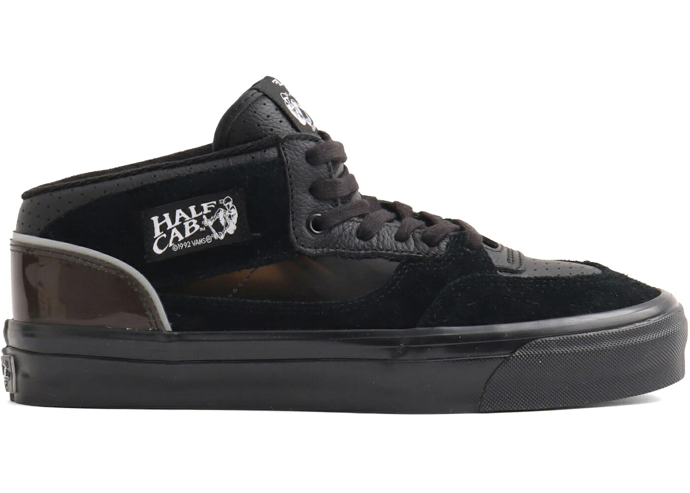 ヴァンズ バンズ 二分の一 黒いこと 黒いこと 白いこと 白いこと ハーフキャブ スニーカー メンズ VANS LX HALF CAB 33 TPU ATMOS / BLACK WHITE