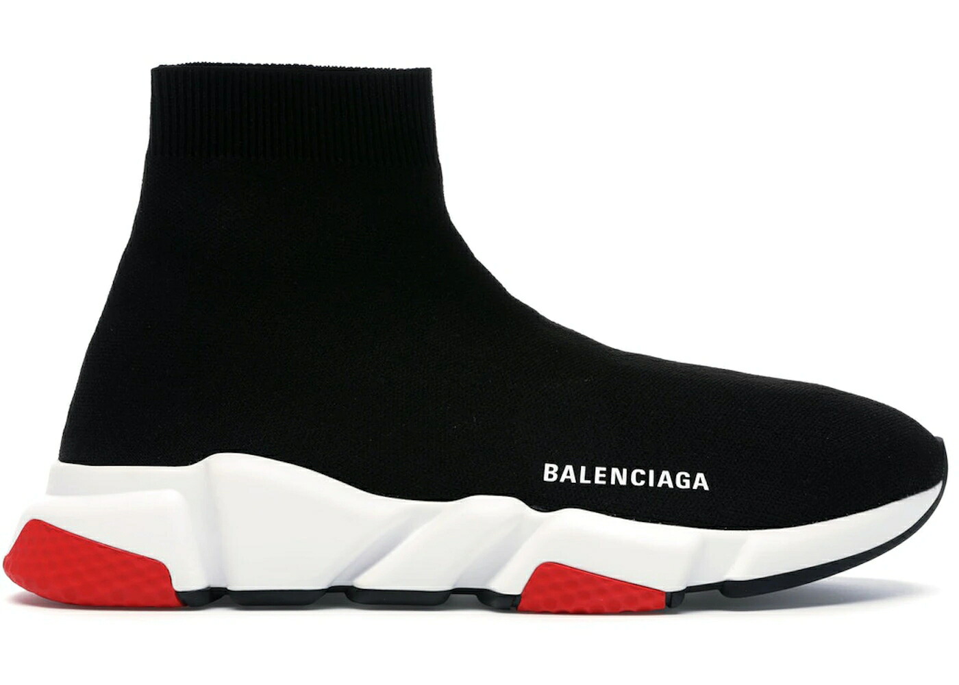バレンシアガ す早さ 調教師 黒いこと 黒いこと 赤 赤いこと スニーカー メンズ BALENCIAGA SPEED TRAINER BLACK RED / BLACK RED
