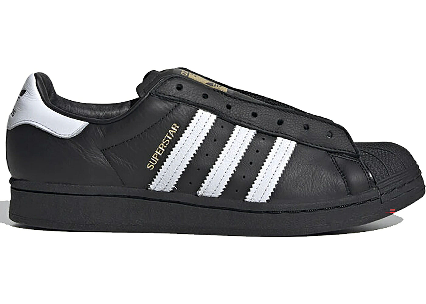アディダス はやりっ児 黒いこと 黒いこと 白いこと 白いこと 中核グループ スニーカー メンズ ADIDAS SUPERSTAR LACELESS BLACK WHITE / CORE BLACK CLOUD WHITE CORE