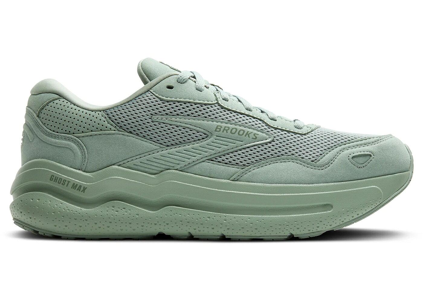 ブルックス マックス 緑 緑であること スニーカー メンズ BROOKS GHOST MAX SE GREEN SEA / GREEN SEA