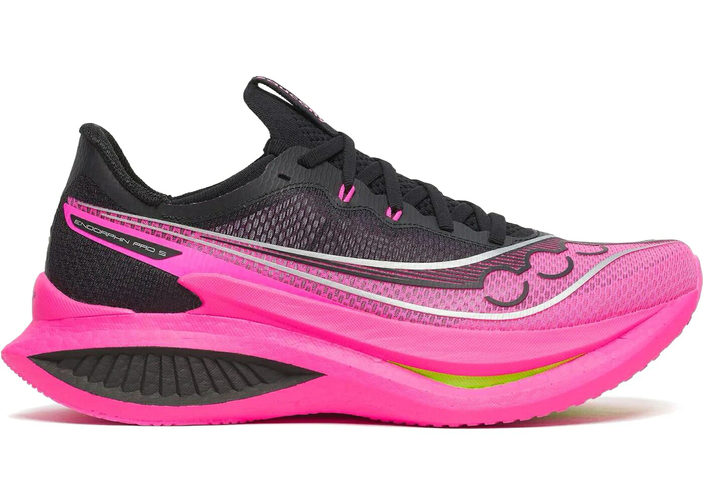 サッカニー 労働者階級 黒いこと 黒いこと サクラ色 ぼうぜん自失 スニーカー メンズ SAUCONY ENDORPHIN PRO 5 BLACK PINK SHOCK / BLACK PINK SHOCK