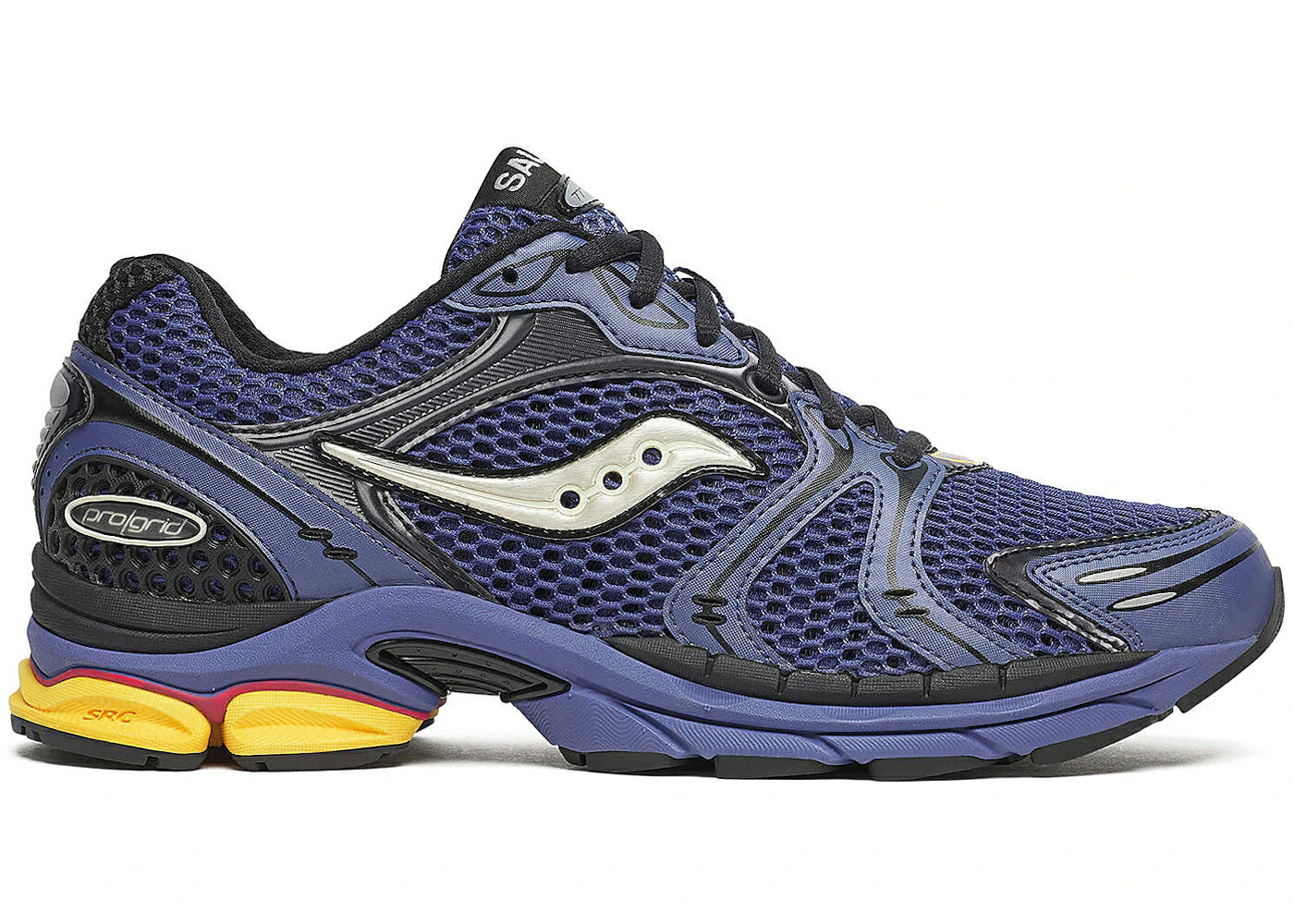 サッカニー 青碧 青碧 黒いこと 黒いこと 黄味がかった 黄色 スニーカー メンズ SAUCONY PROGRID TRIUMPH 4 BLUE BLACK YELLOW / BLUE BLACK