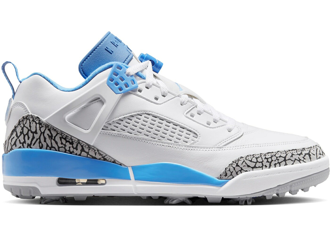 ナイキ ジョーダン ゴルフ 白いこと 白いこと 薄墨色 薄墨色 青碧 青碧 スニーカー メンズ JORDAN SPIZIKE GOLF UNC / WHITE WOLF GREY UNIVERSITY BLUE