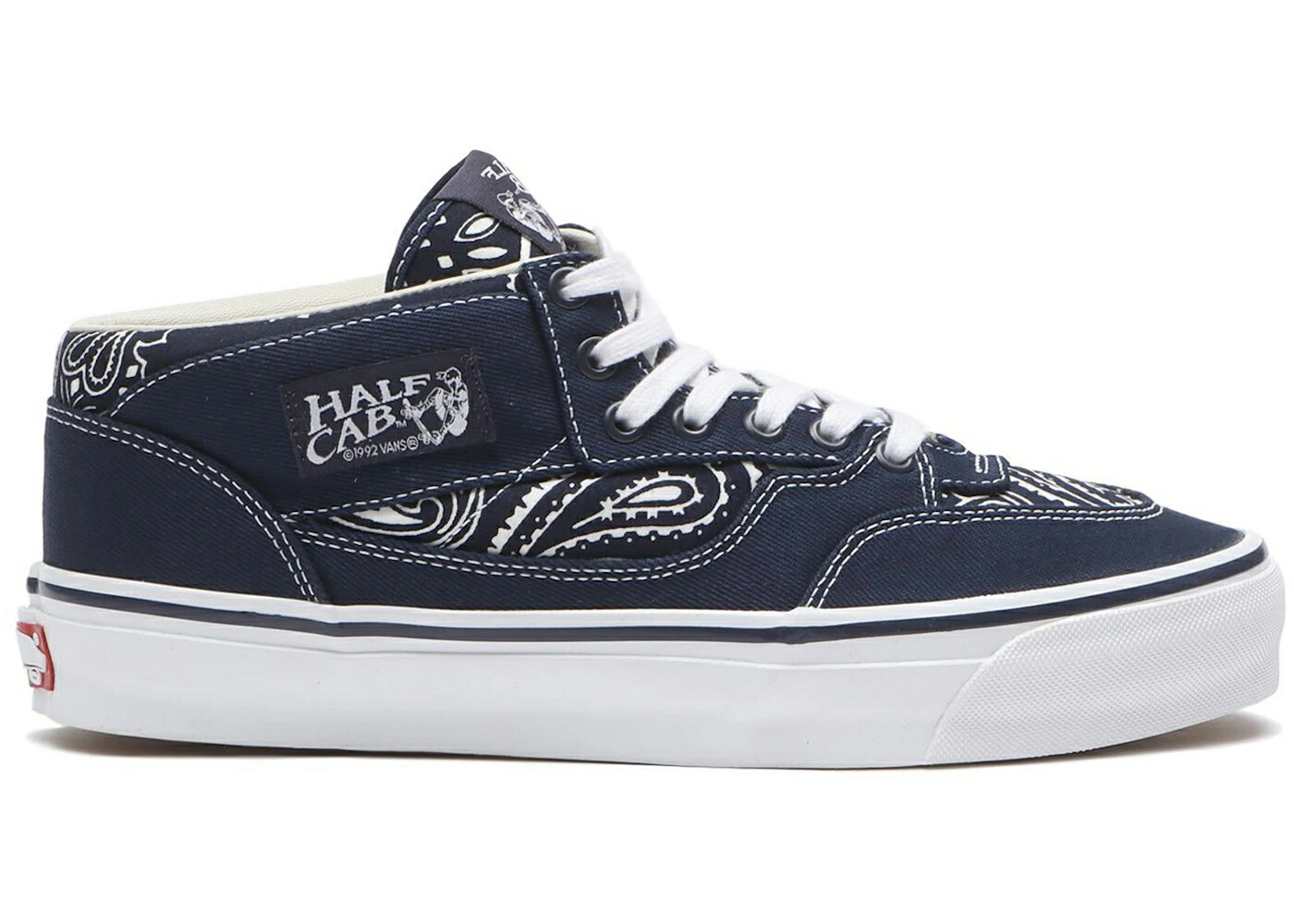 ヴァンズ バンズ 二分の一 紺色 米国海軍 ハーフキャブ \u0026 スニーカー メンズ VANS OTW HALF CAB 33 BEDWIN THE HEARTBREAKERS NAVY BANDANA /