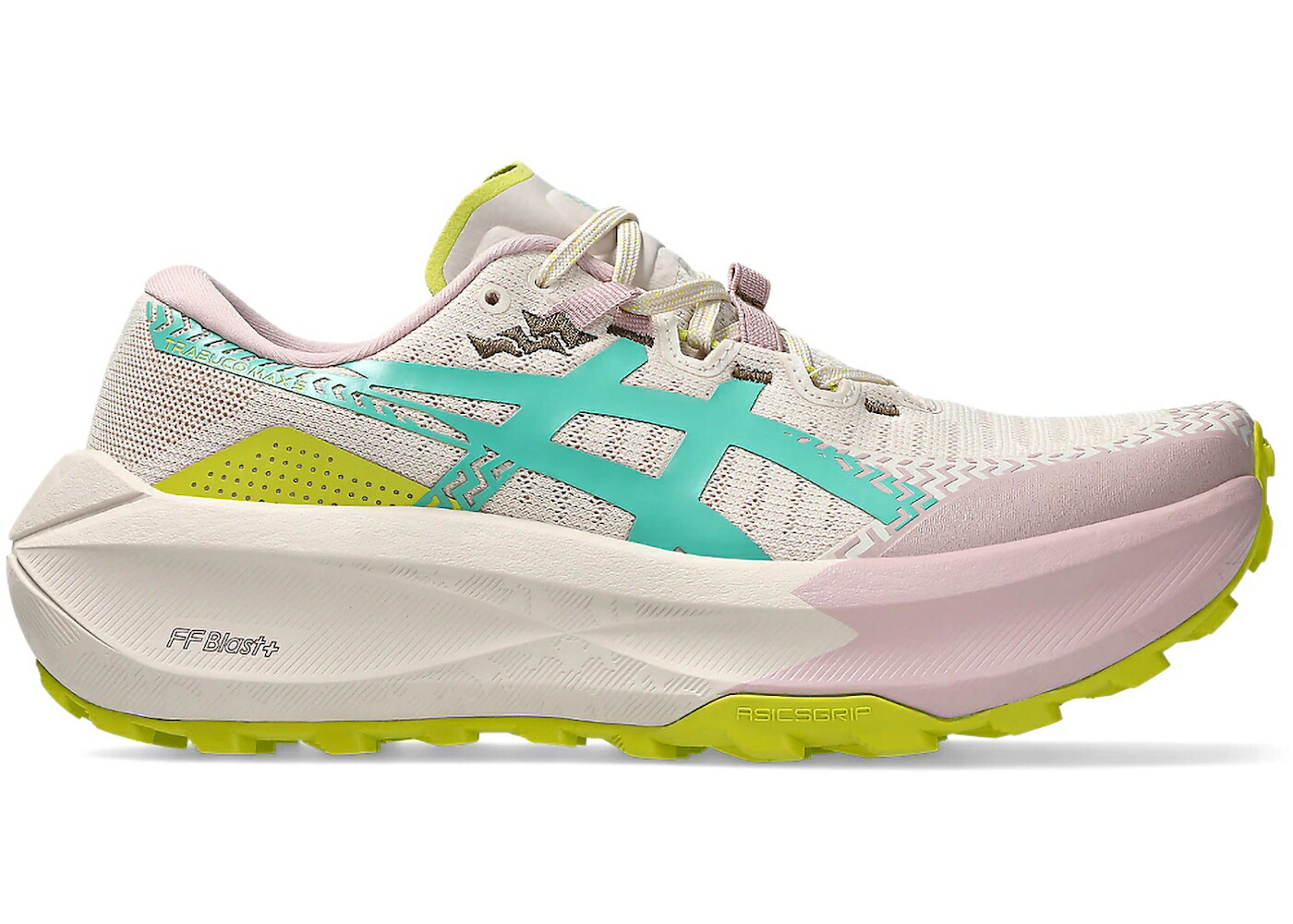 アシックス マックス ベージュ 緑 緑であること WOMEN\u0027S スニーカー レディース ASICS TRABUCO MAX 5 MINERAL BEIGE AURORA GREEN (WOMEN\u0027S) / MINERAL BEIGE AURORA GREEN