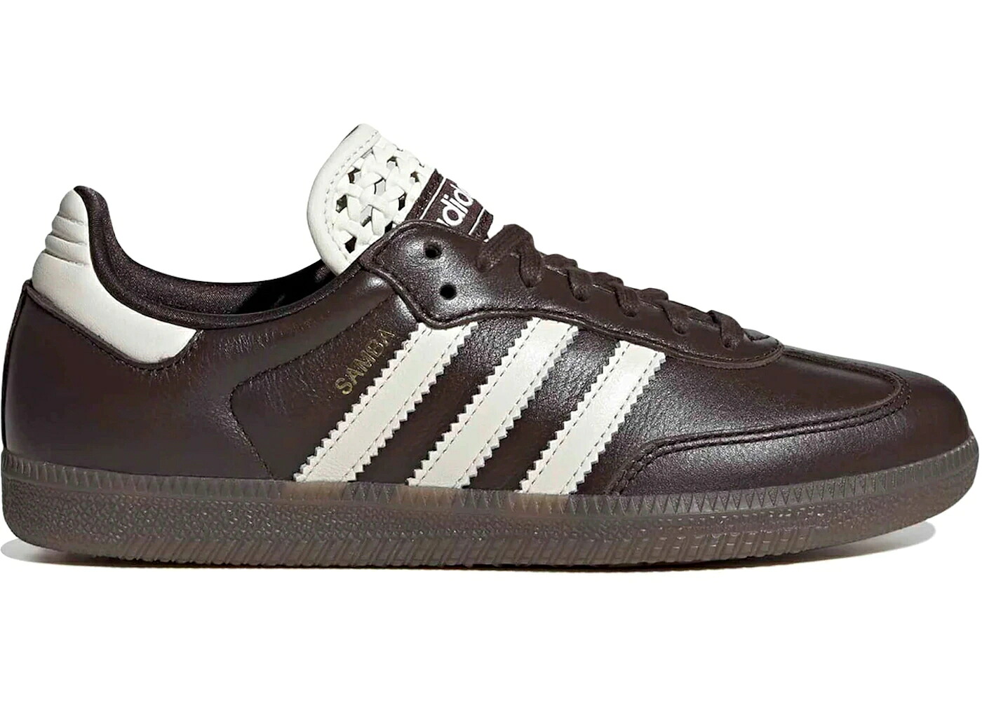 アディダス サンバ 白色 ホワイト ゴールド WOMEN'S スニーカー レディース ADIDAS SAMBA OG BASKETWEAVE TONGUE AURORA COFFEE OFF WHITE (WOMEN'S) / AURORA COFFEE OFF WHITE GOLD|スニケス