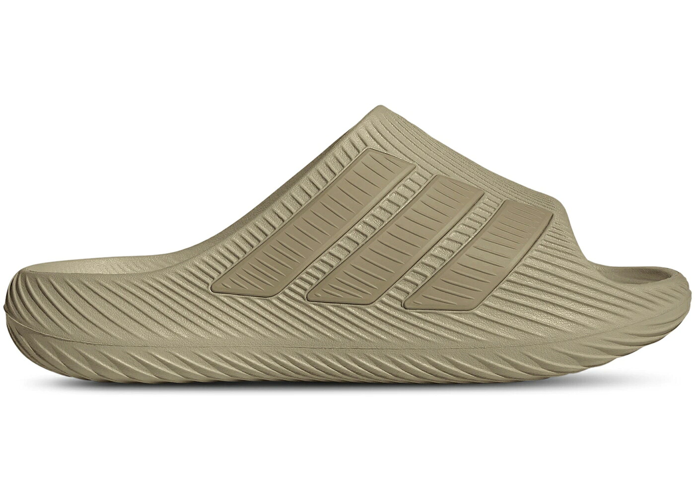 アディダス カーキ スニーカー メンズ ADIDAS PURECHILL SLIDES KHAKI / KHAKI KHAKI KHAKI