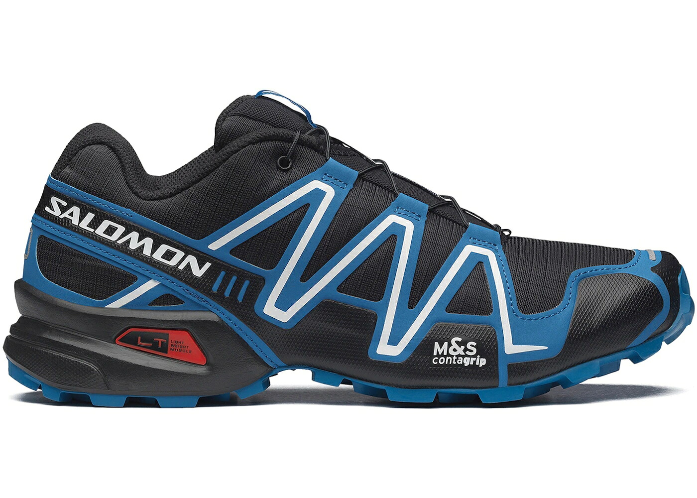 サロモン 黒いこと 黒いこと 青碧 青碧 白いこと 白いこと スニーカー メンズ SALOMON SPEEDCROSS 3 BLACK MYKONOS BLUE / BLACK MYKONOS BLUE WHITE