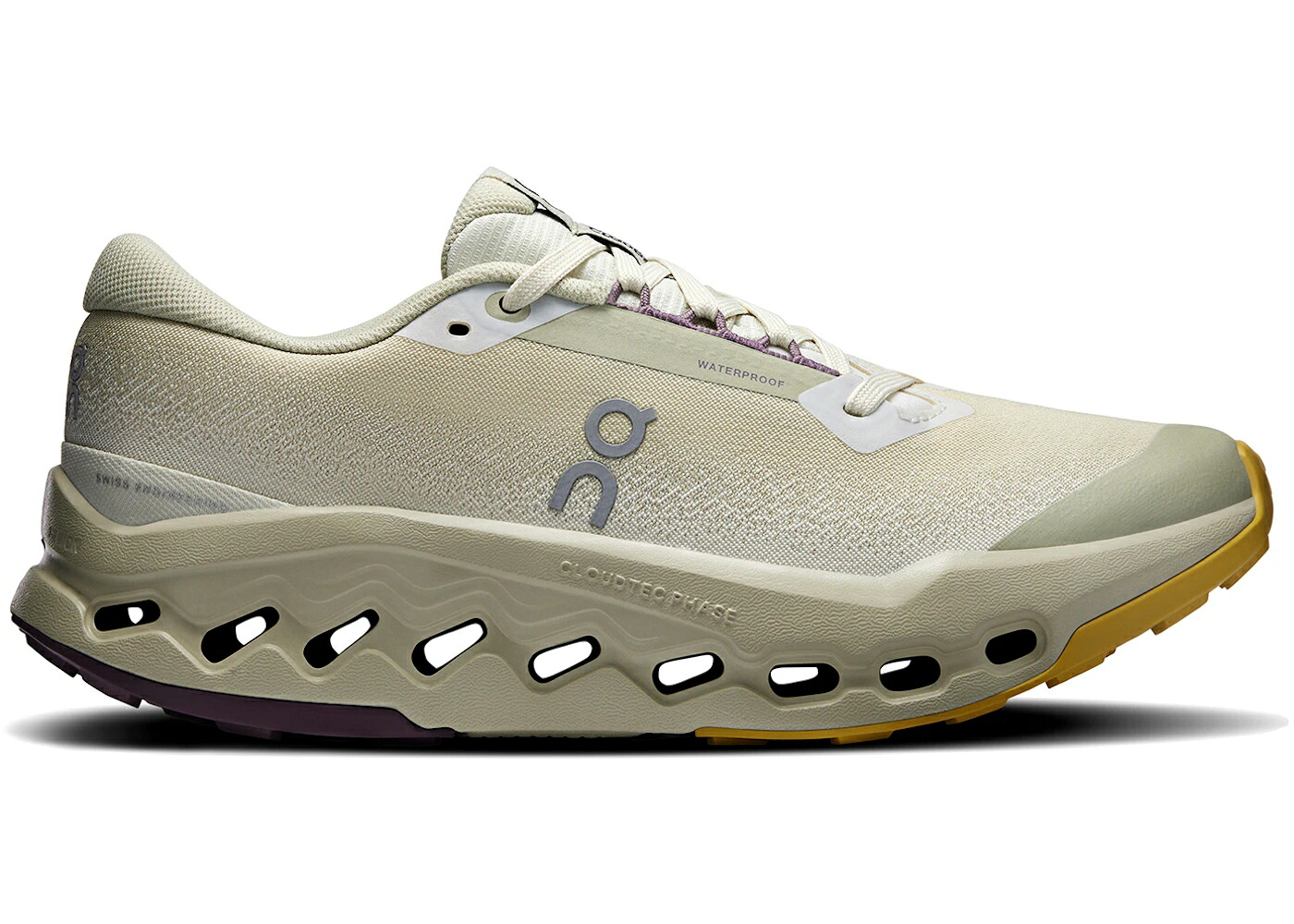 オン WOMEN\u0027S スニーカー レディース ON RUNNING CLOUDSURFER TRAIL 2 WATERPROOF GHOST CHALK (WOMEN\u0027S) / GHOST CHALK