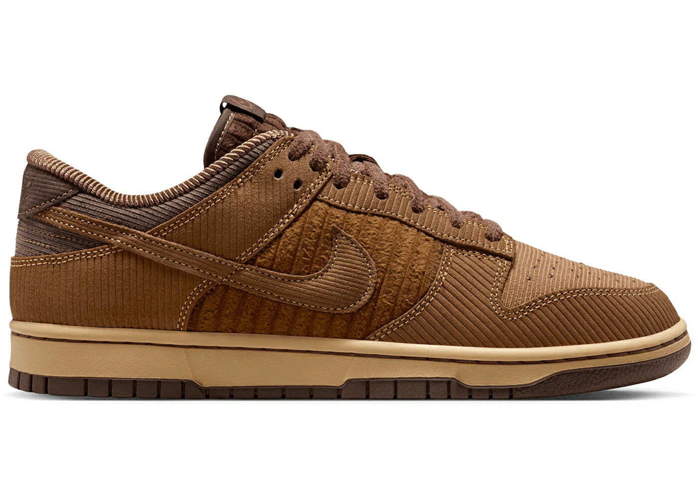 ナイキ ダンク 割り増し金 コール天 ダンクロー スニーカー メンズ NIKE DUNK LOW RETRO PREMIUM LIGHT BRITISH TAN CORDUROY / LIGHT BRITISH TAN LIGHT BRITISH