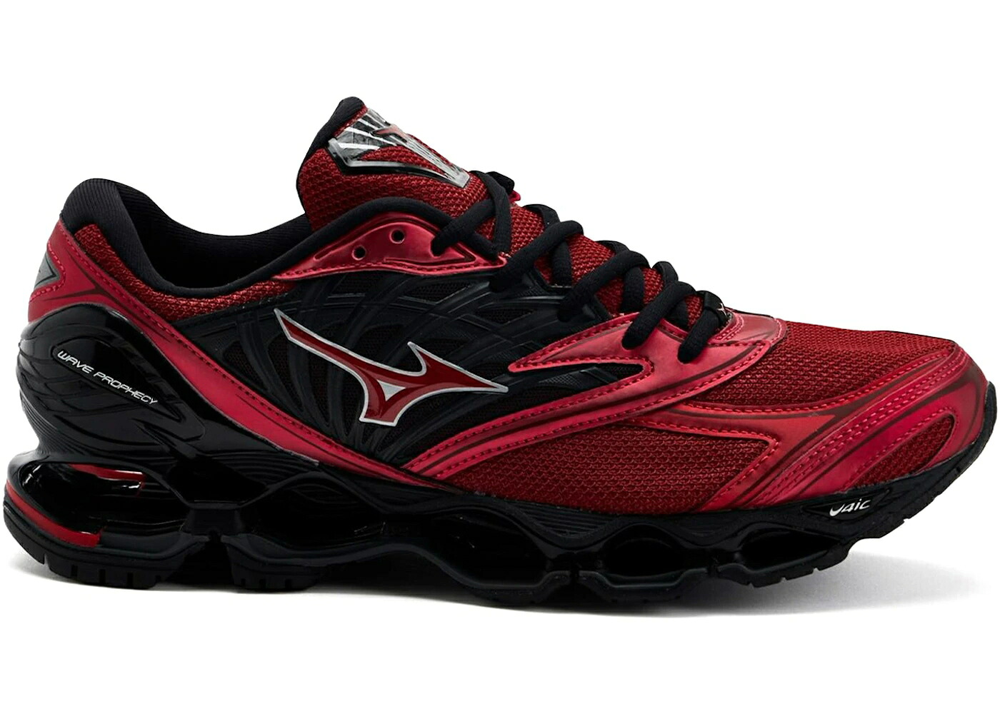 ミズノ 縮くれる ウェイブ プロフェシー 黒いこと 黒いこと スニーカー メンズ MIZUNO WAVE PROPHECY LS SUN-DRIED TOMATO BLACK / SUN DRIED TOMATO BARBADOS CHERRY