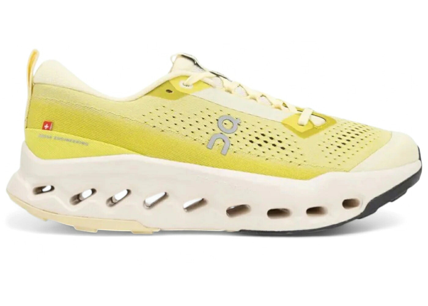 オン 象牙色 菩提樹 スニーカー メンズ ON RUNNING CLOUDSURFER TRAIL 2 IVORY LIME / IVORY LIME