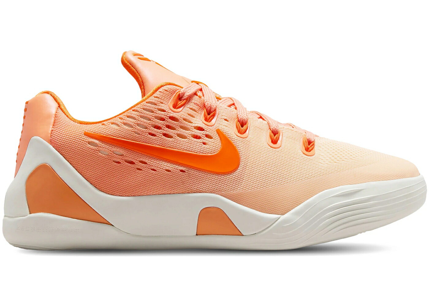 ナイキ コービー 橙 オレンジ色 お坊っちゃん キッズ NIKE KOBE 9 LOW EM WNBA (GS) / ORANGE FROST ICE PEACH BRILLIANT もの言う花 マタニティ スニーカー