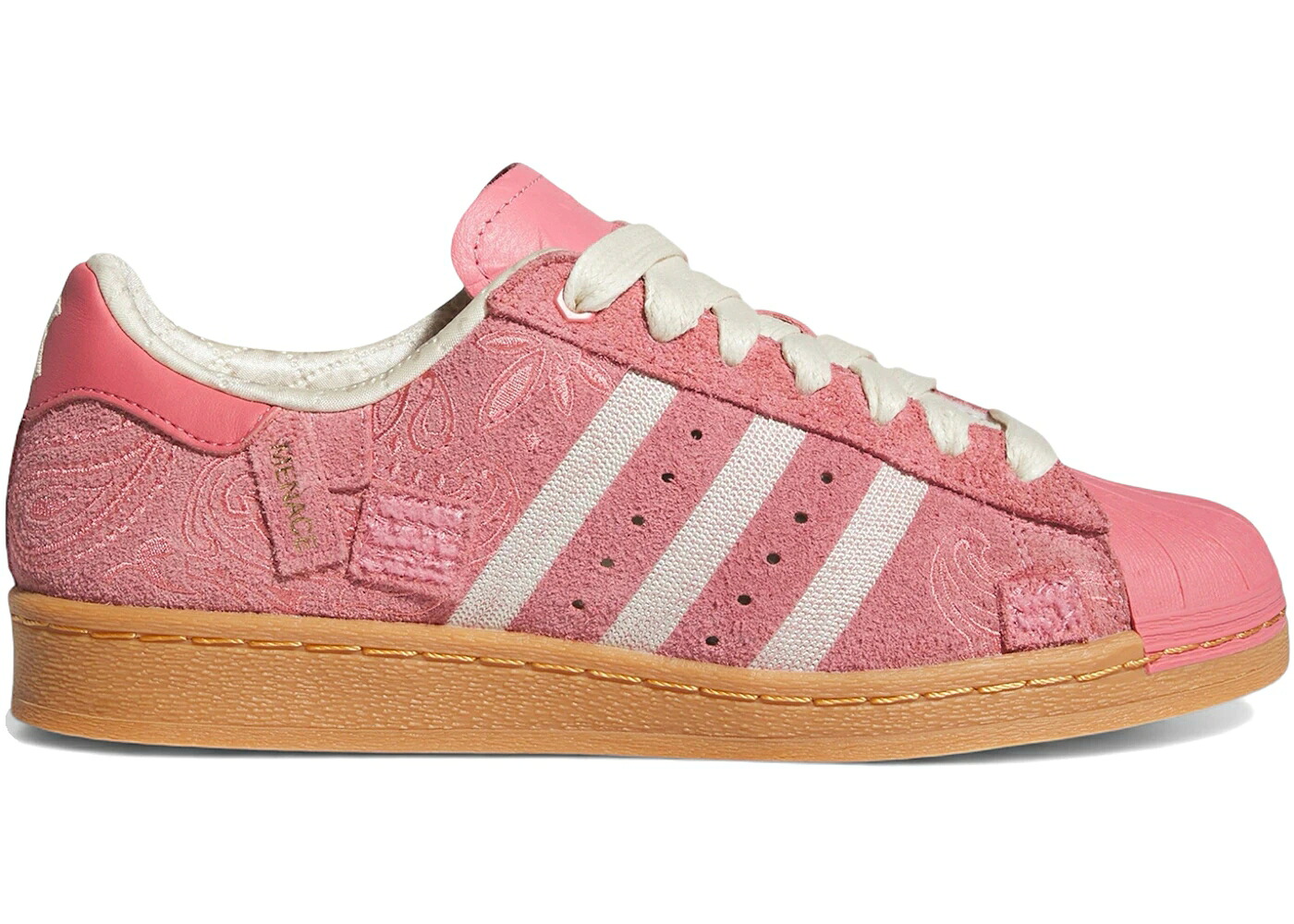 アディダス はやりっ児 さくら色 白いこと 白いこと ゴールド MOTHER\u0027S スニーカー メンズ ADIDAS SUPERSTAR 82 MENACE DAY / HAZY ROSE WONDER WHITE GOLD