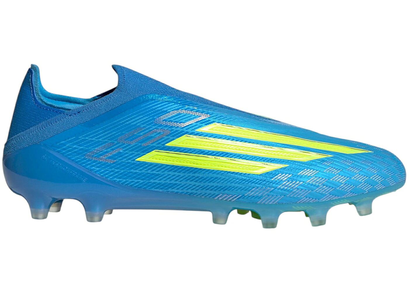 アディダス エリート 青み 青色 野球クラブ 黄味がかった 黄色 スニーカー メンズ ADIDAS F50 ELITE LACELESS AG ICE COLD PRECISION PACK / LUCID RAY BLUE TEAM SOLAR YELLOW