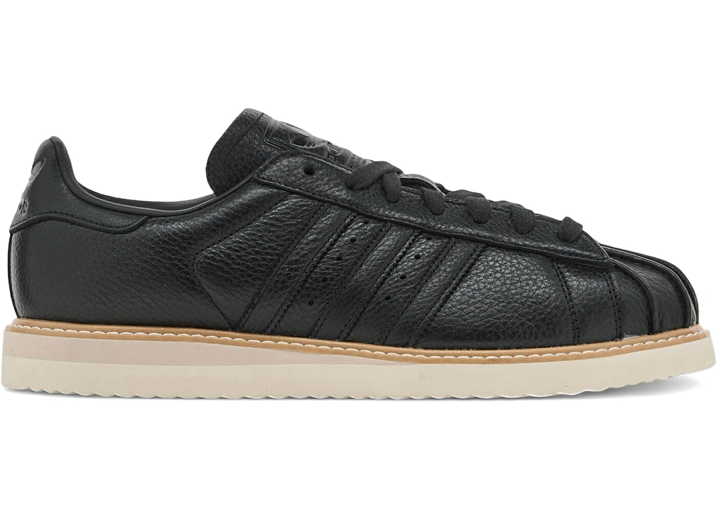 アディダス はやりっ児 黒いこと 黒いこと ウォーム 中核グループ スニーカー メンズ ADIDAS SUPERSTAR LUX BLACK WARM SANDSTONE / CORE BLACK CORE BLACK WARM