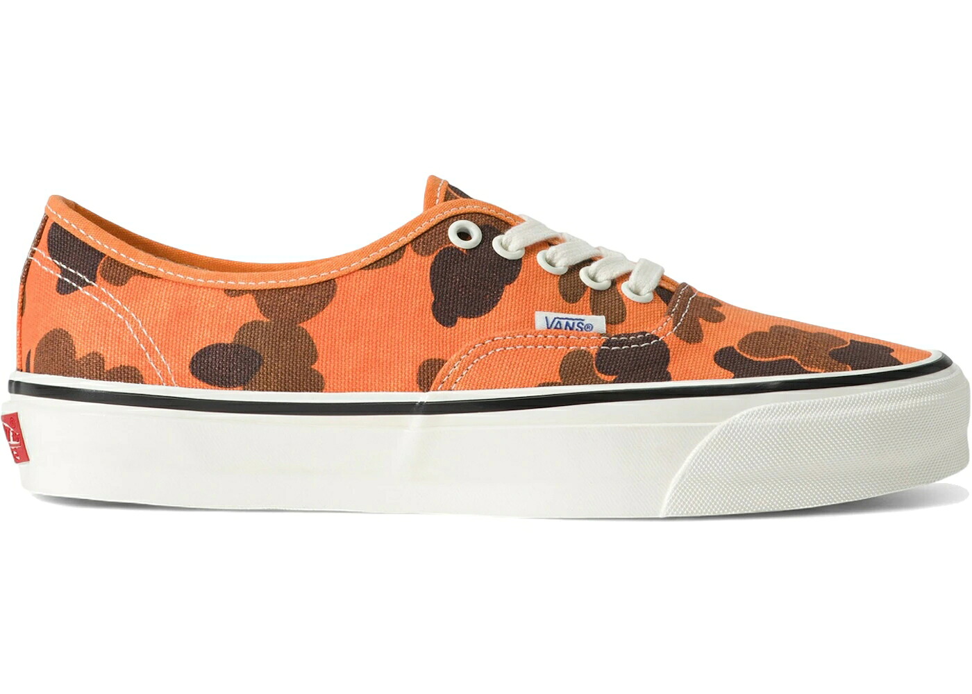 ヴァンズ バンズ 割り増し金 オーセンティック 間鴨柄 橙 オレンジ色 スニーカー メンズ VANS PREMIUM AUTHENTIC DUCK CAMO ORANGE / DUCK CAMO ORANGE