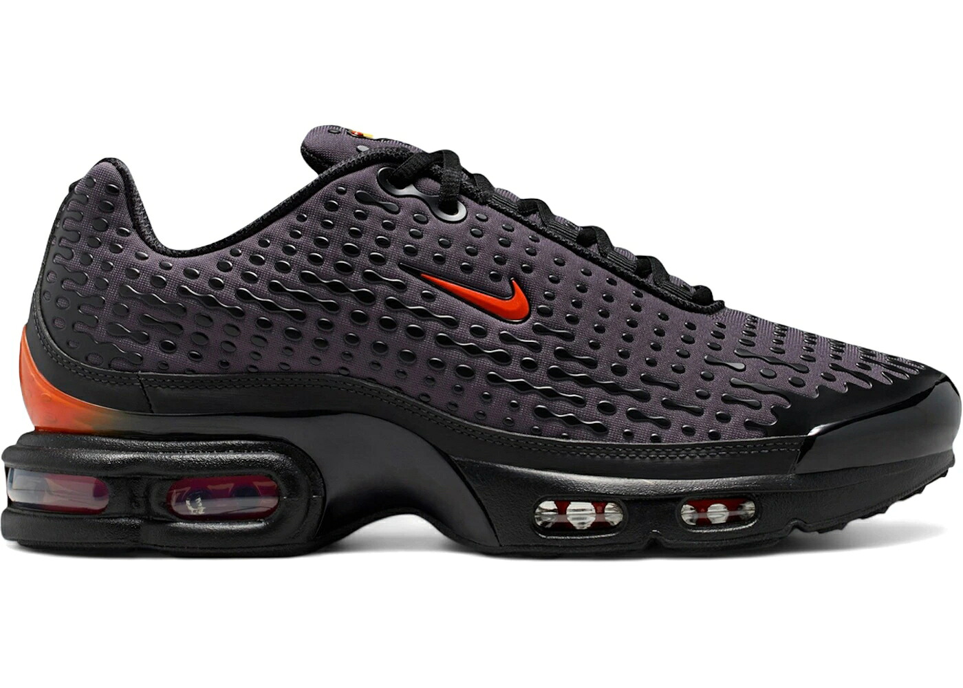 ナイキ マックス 黒いこと 黒いこと 銅色 コッパー クリムゾン エアマックスプラス スニーカー メンズ NIKE AIR MAX PLUS 7 BLACK DARK COPPER / BLACK MEDIUM ASH BRIGHT CRIMSON