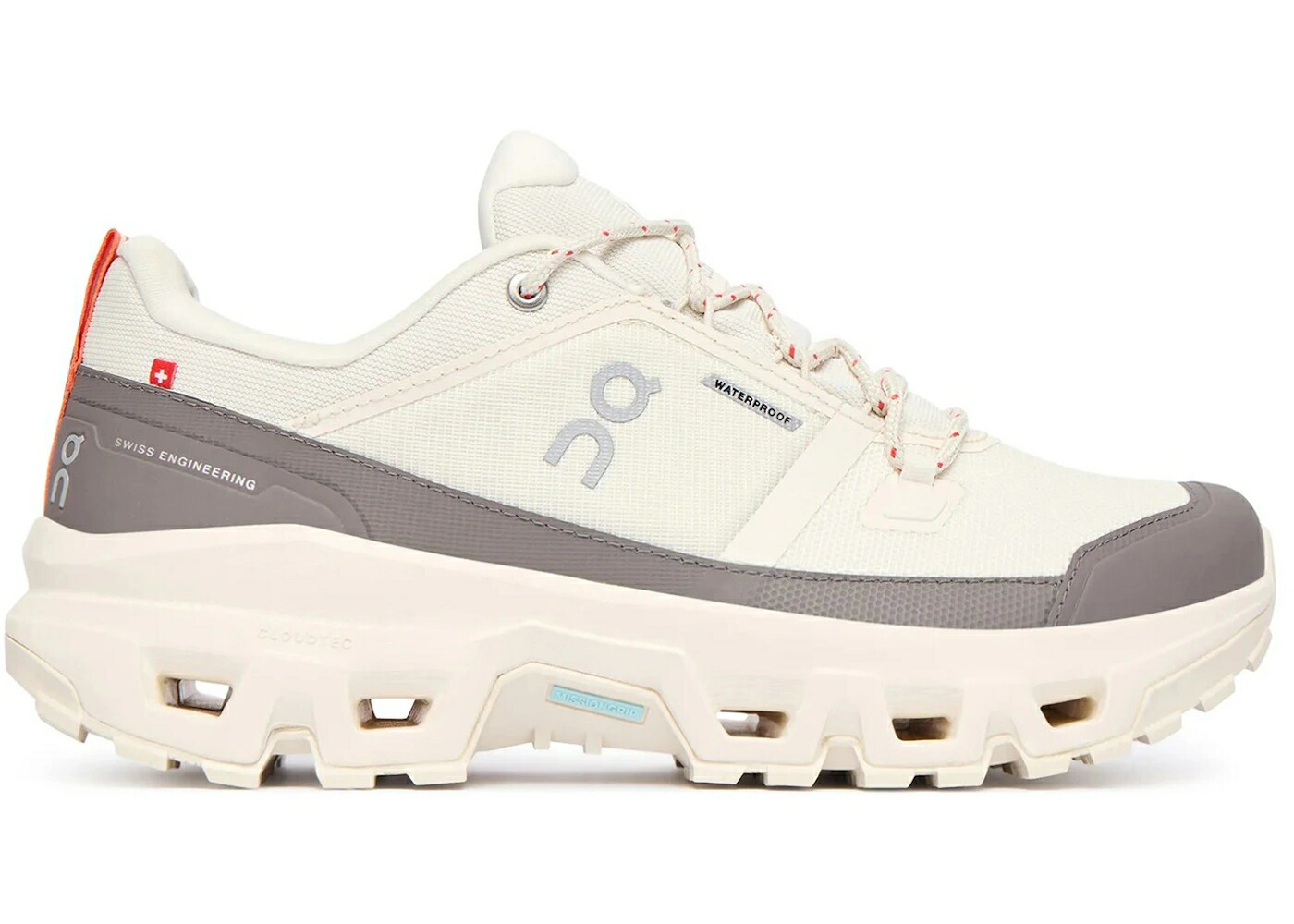 オン 象牙色 薄墨色 薄墨色 スニーカー メンズ ON RUNNING CLOUDROCK LOW WATERPROOF IVORY GREY / IVORY IVORY