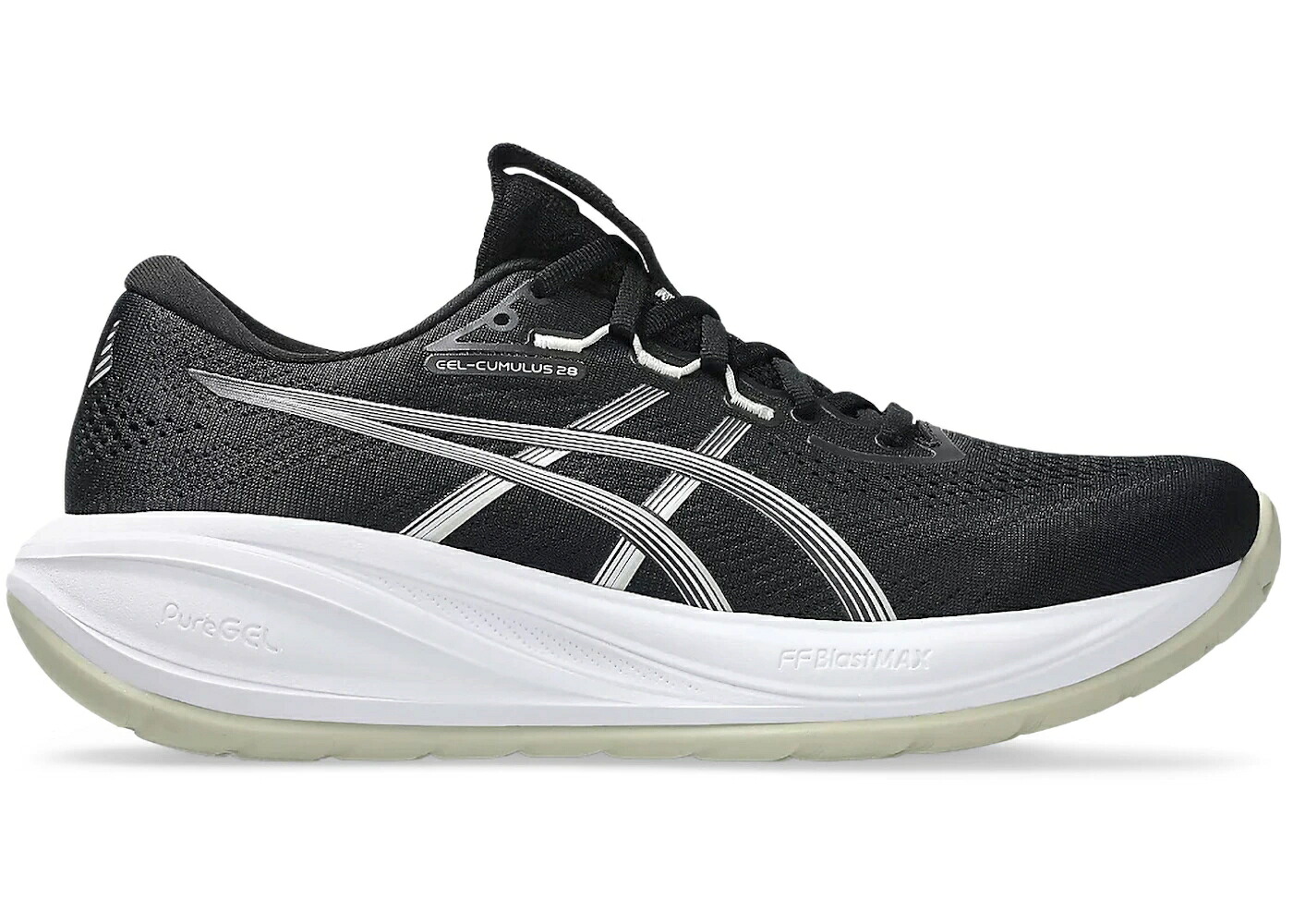 アシックス 黒いこと 黒いこと 白いこと 白いこと スニーカー メンズ ASICS GEL-CUMULUS 28 BLACK WHITE / BLACK WHITE