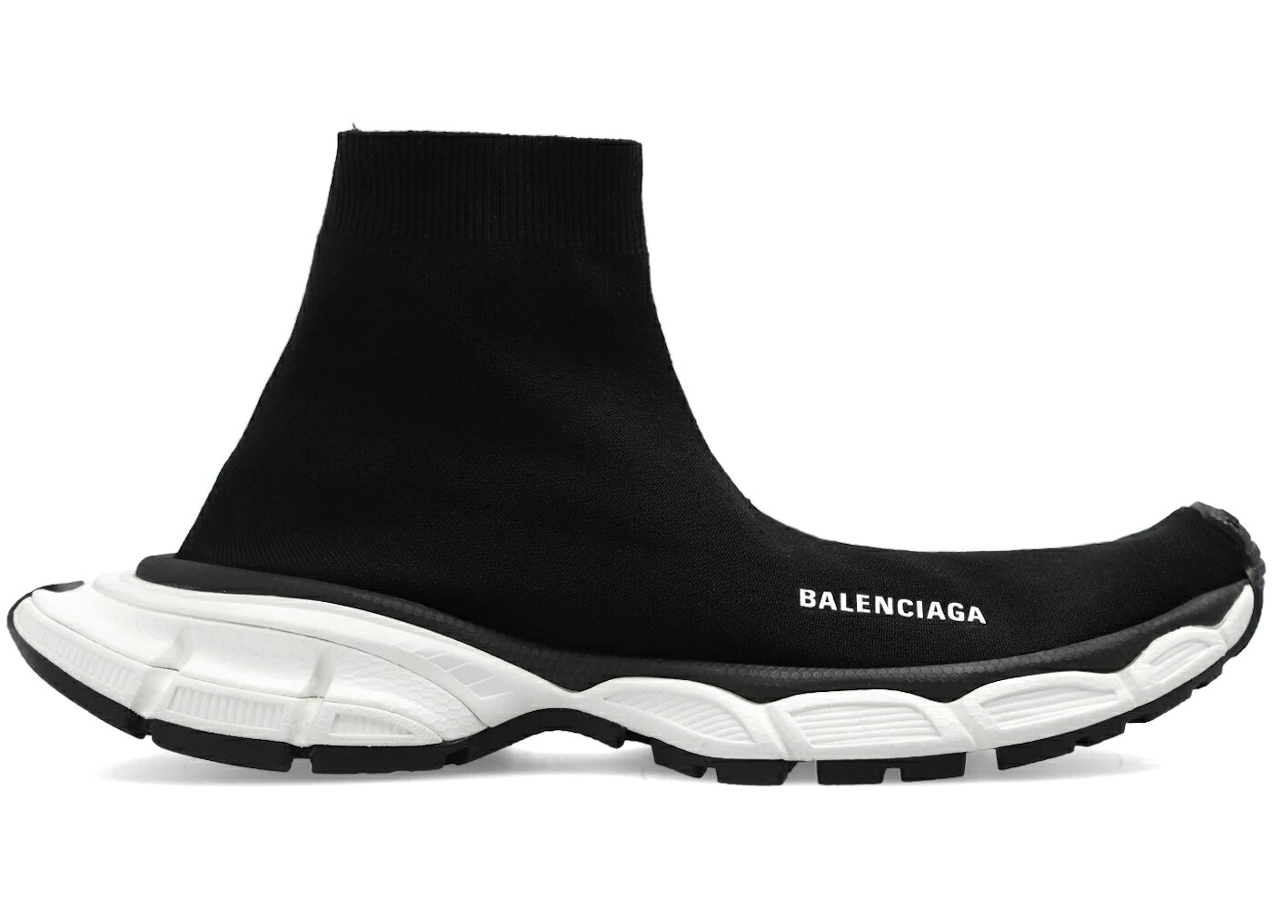バレンシアガ 靴 スニーカー 黒色 ブラック 白色 ホワイト メンズ BALENCIAGA 3XL SOCK SNEAKER BLACK WHITE /|スニケス