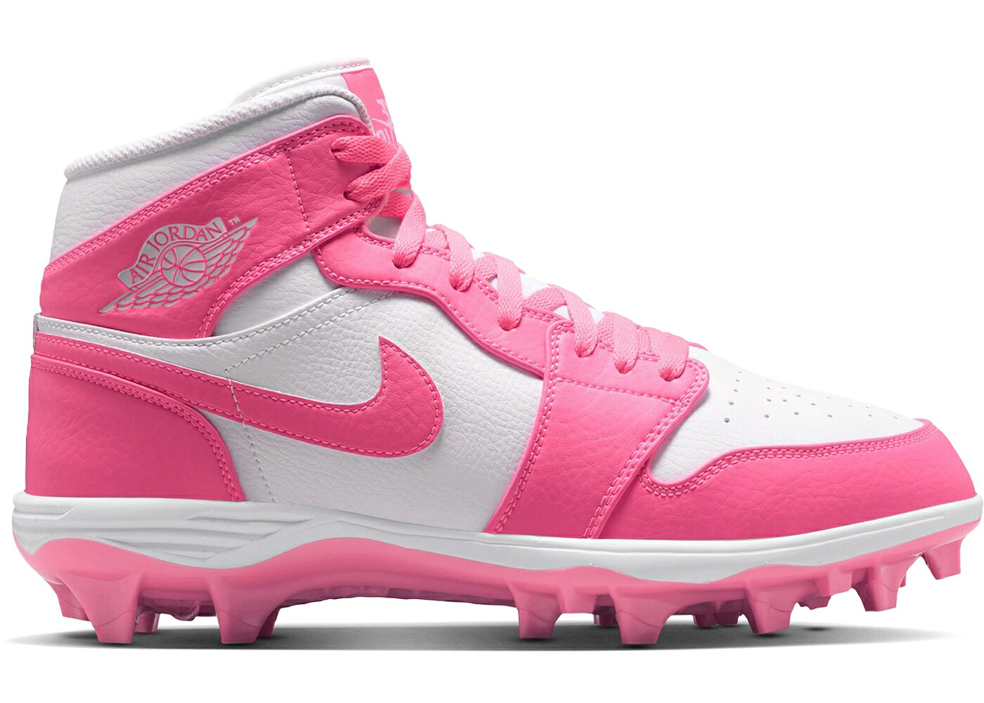 ナイキ ジョーダン ミッド サクラ色 白いこと 白いこと スニーカー メンズ JORDAN 1 MID TD CLEAT DIGITAL PINK WHITE / DIGITAL PINK WHITE